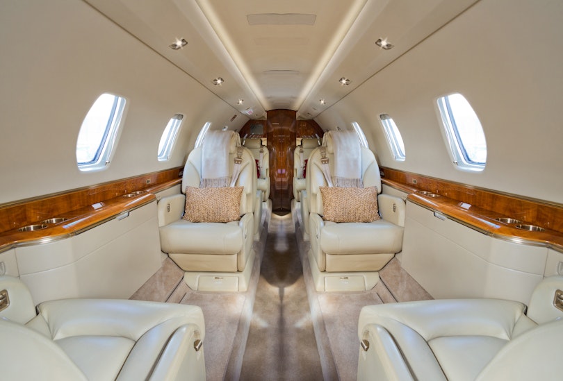 Small jet cabin