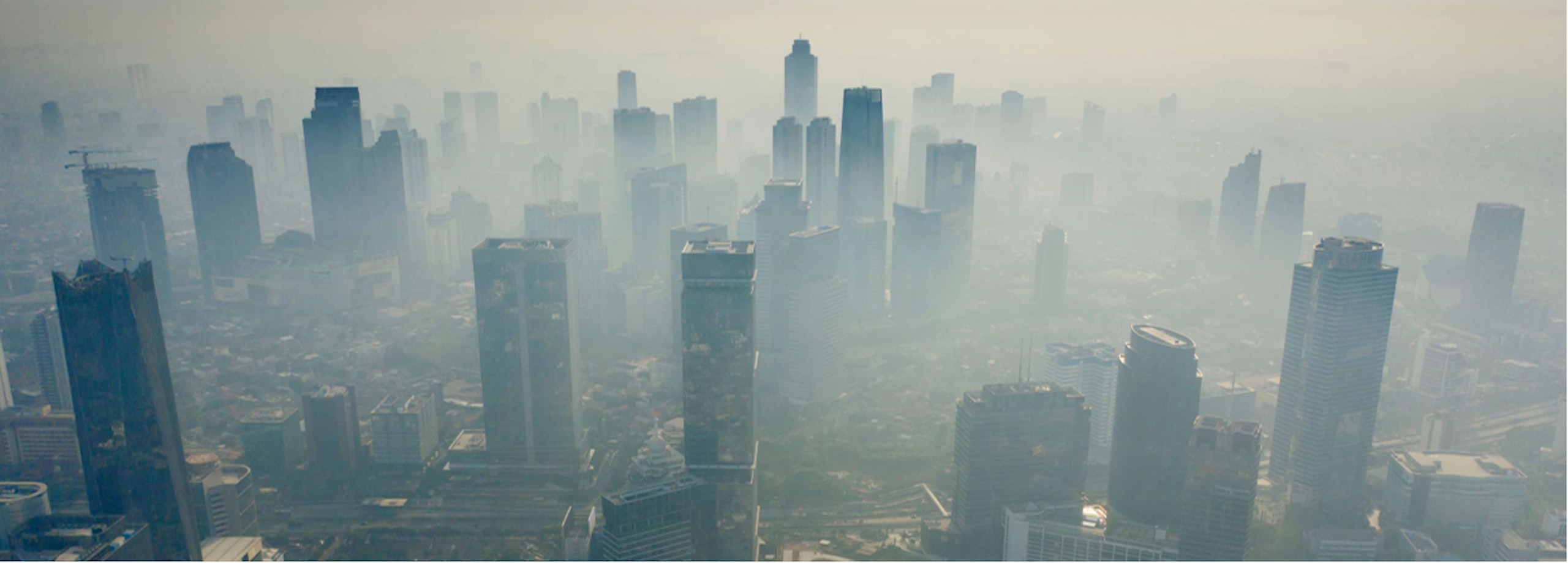 Air pollution in Jakarta. (Photo by IQAir).