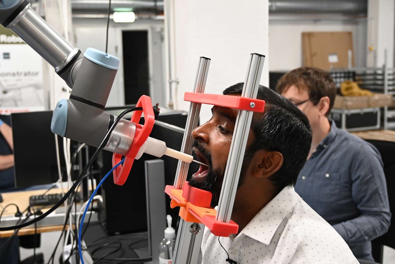 Danish scientists develop world’s first throat swabbing robot to safeguard healthcare workers