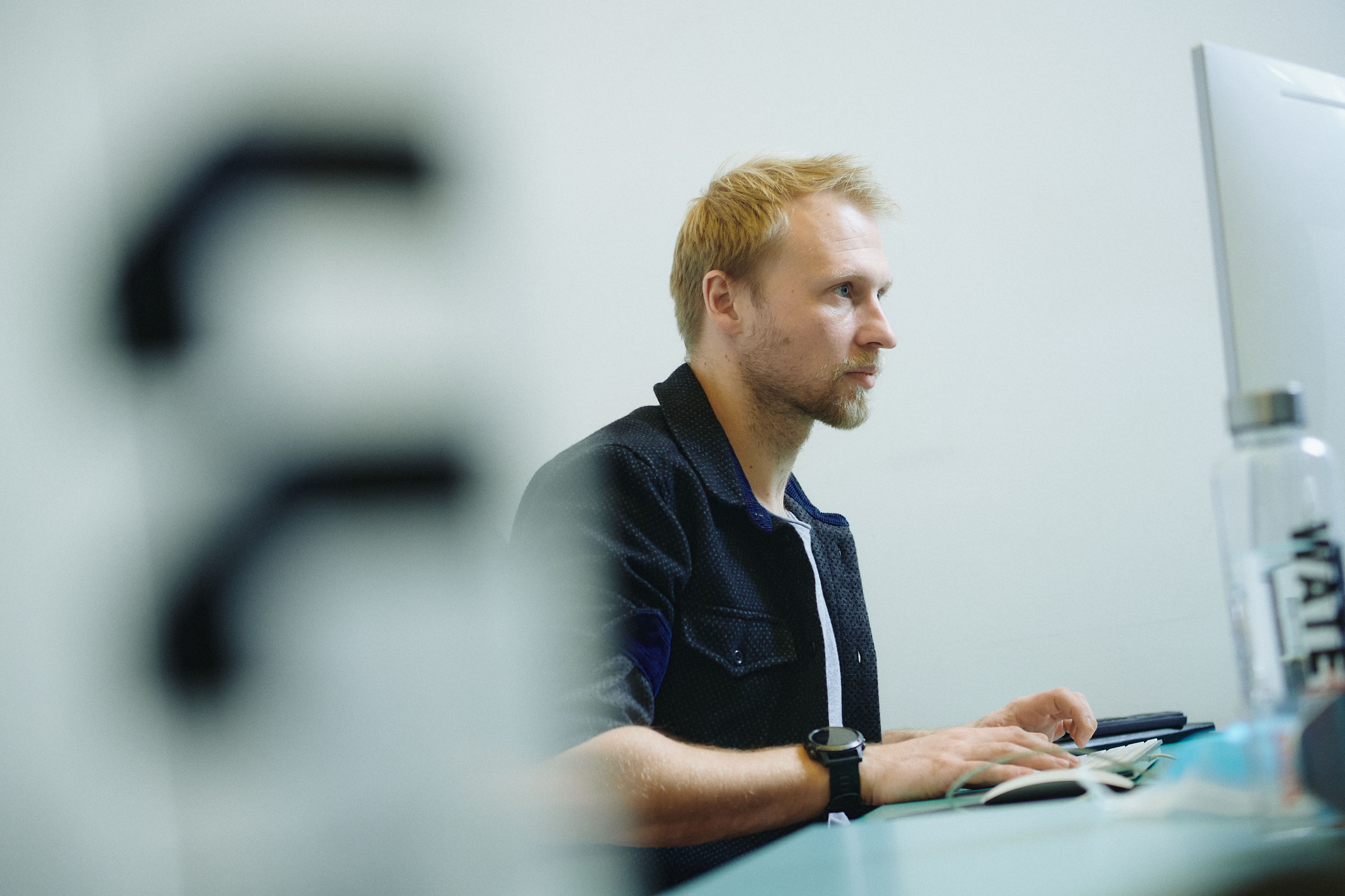 Steffen Angstmann, Data Scientist at Nøie. Photo by Sebastian Stigsby.