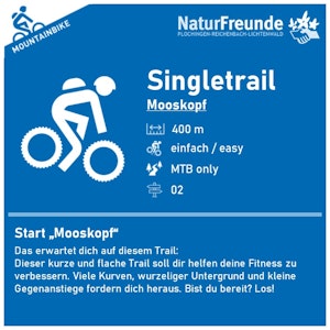 Mooskopf Trail Beschilderung