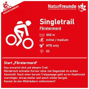 Förstermord Trail Beschilderung