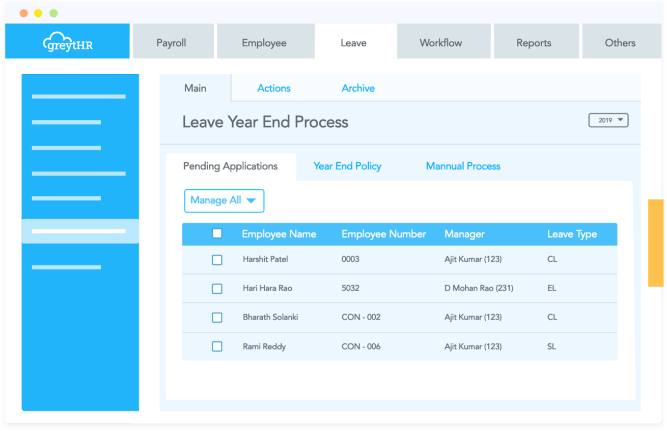 Online Leave Management Leave Management System greytHR
