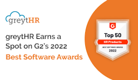 Double Delight for greytHR at G2's  Best Software Awards 2022