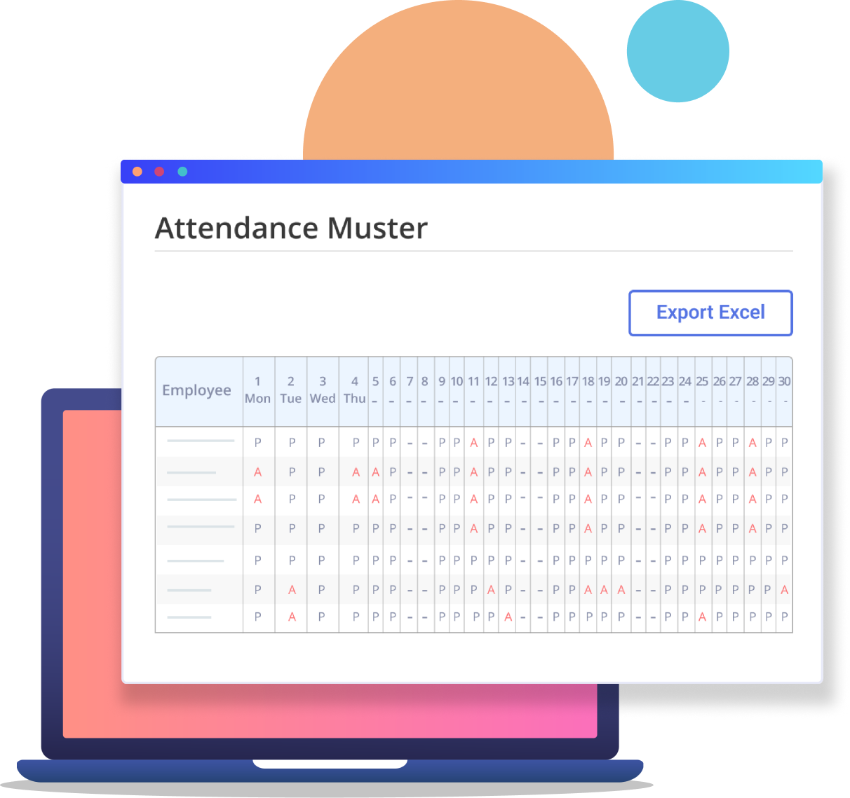 Attendance Muster