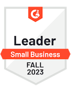 G2 -Leader Small Business Fall 2023
