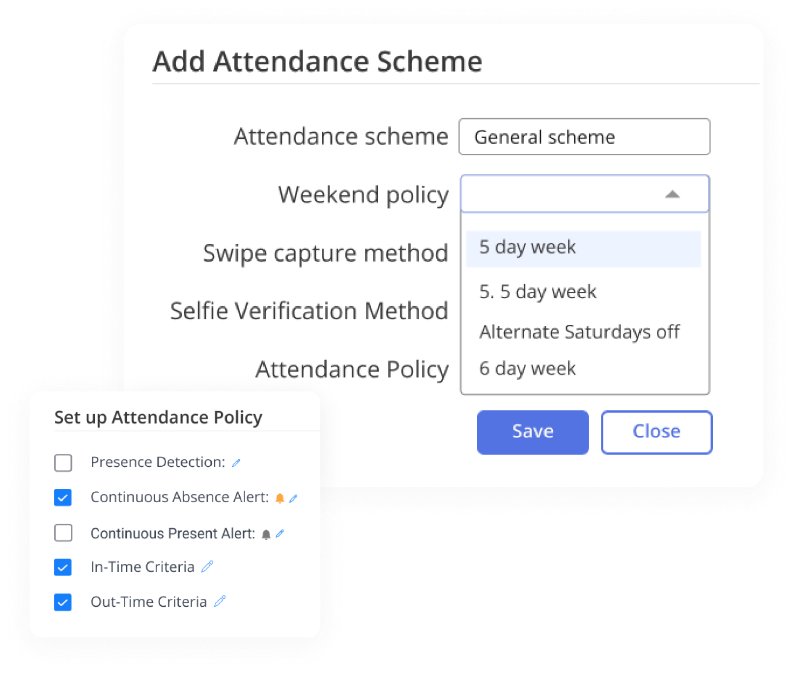 Attendance Policy and Scheme