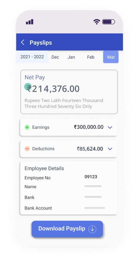 Payslips through ESS