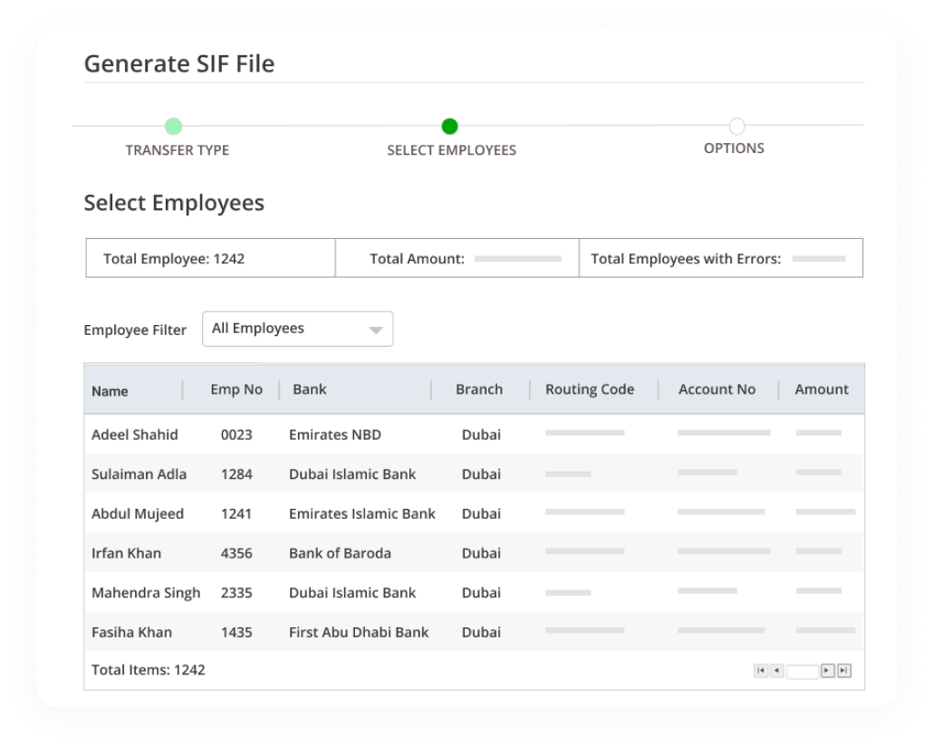 Bank Transfer by Payroll