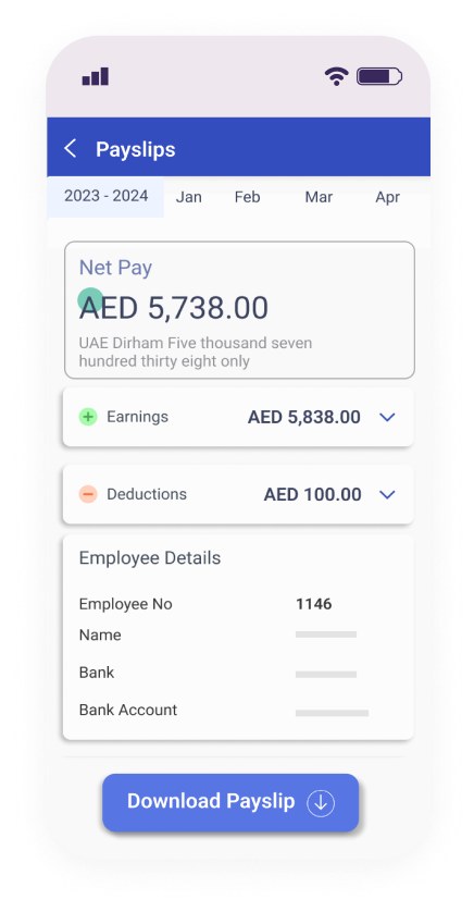 Payslips through ESS