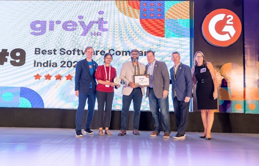 greytHR Ranked 9th Best Indian Software Product by G2: The Only HRMS in the Top 10