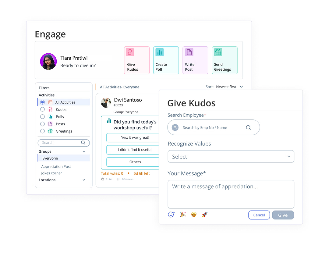 Employee Feeds and Posts