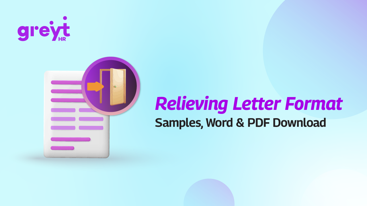 Relieving Letter Format | Samples, Word & PDF Download