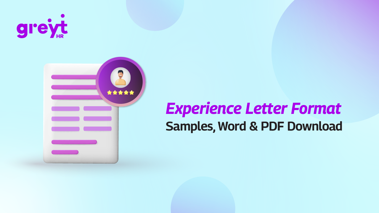 Experience Letter Format | Samples, Word & PDF Download