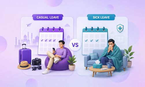 Casual Leave vs Sick Leave: Key Differences & HR Policy
