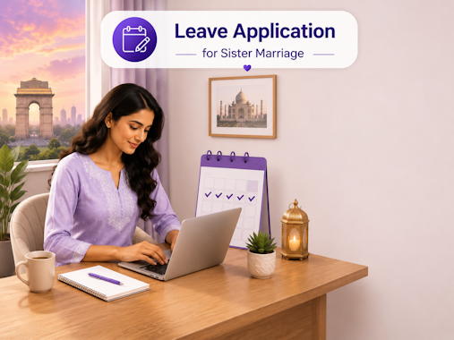 Leave Application for Sister Marriage: Format & Samples