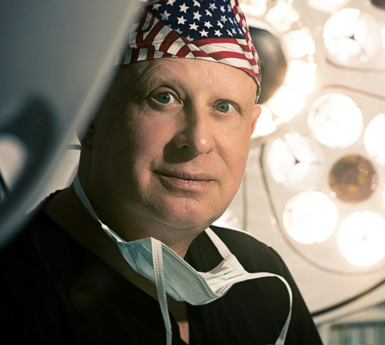 Dr. Jason Pozner in an operating room