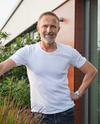 man smiling