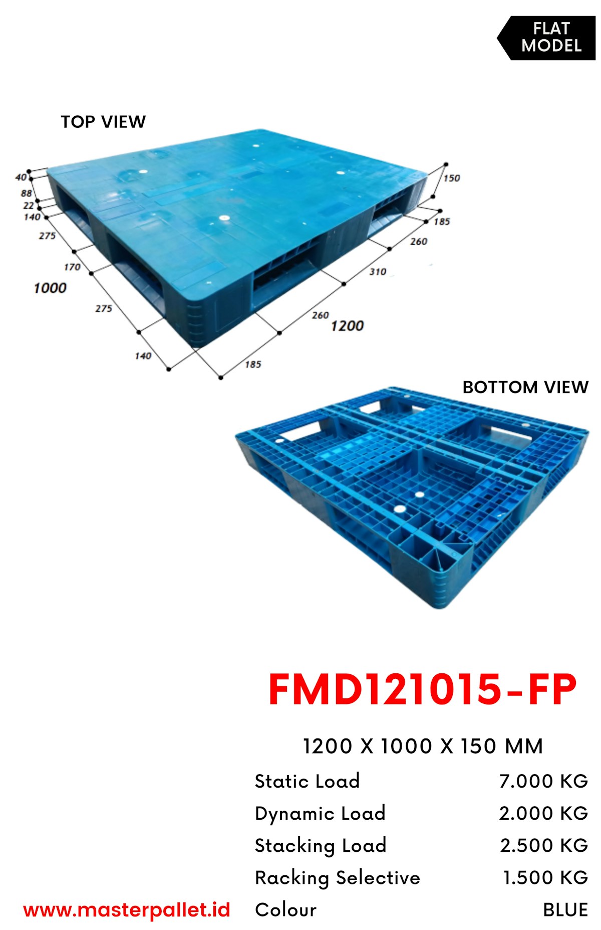Full Flat Medium Duty | Master Pallet