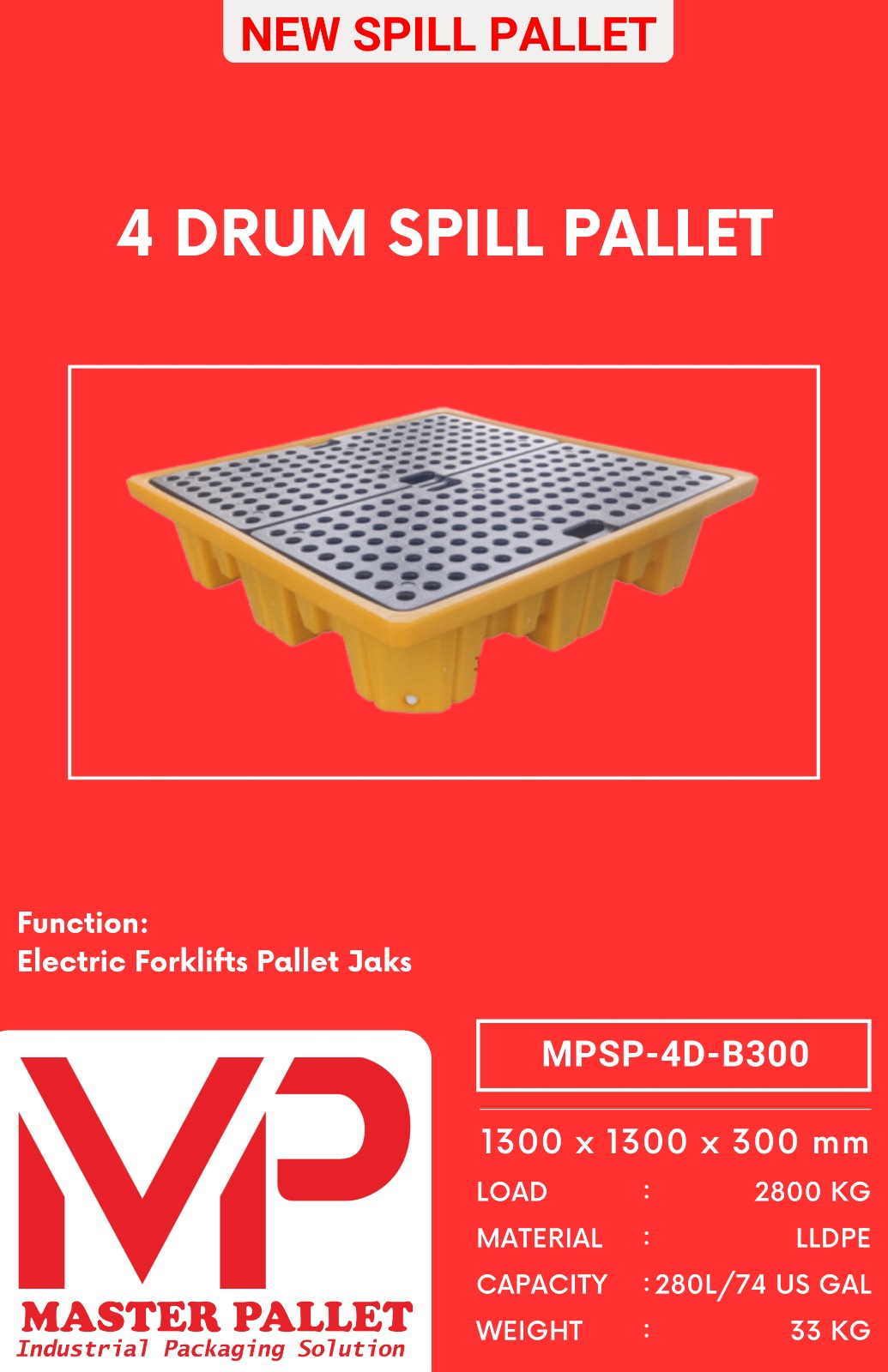Spill Pallet 4 Drum