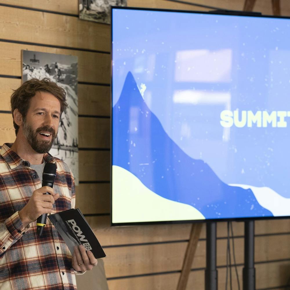 Nicholas Bornstein, Founder of POW Switzerland, opening this year's Summit