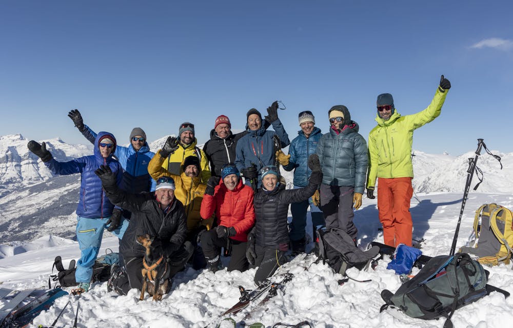 Parlamentarische Skitour