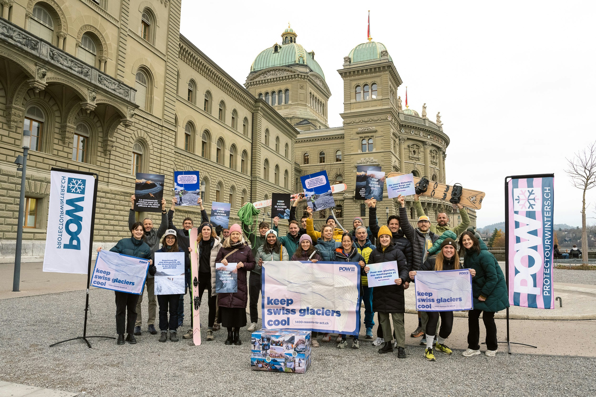 «Keep Swiss Glaciers Cool» - Petition