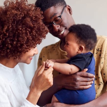 Parents Together with their Baby