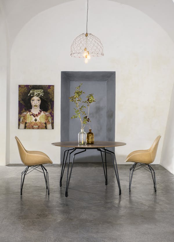 Kubikoff Chair, Kubikoff Table Diamond, Tailored Dimple Chair Collection