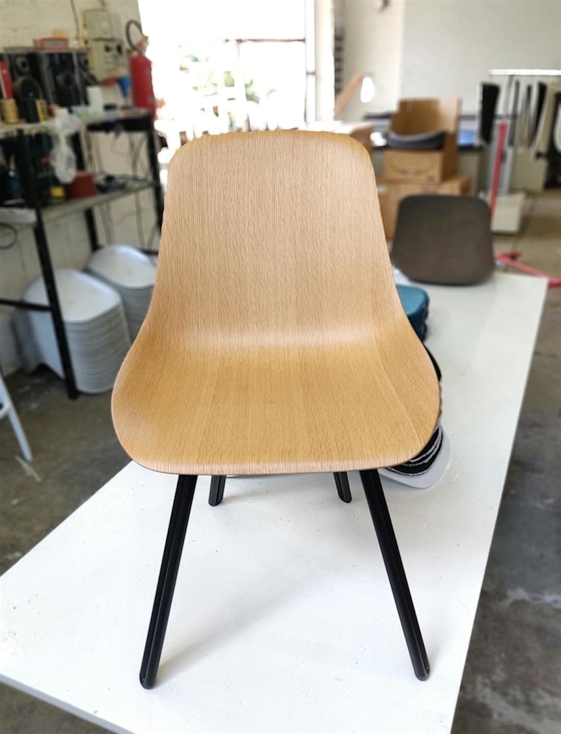 W9 Wooden Side Chair by Kubikoff, Kubikoff W9 Chair, Kubikoff Chair W9, 3D Veneer technology Chair