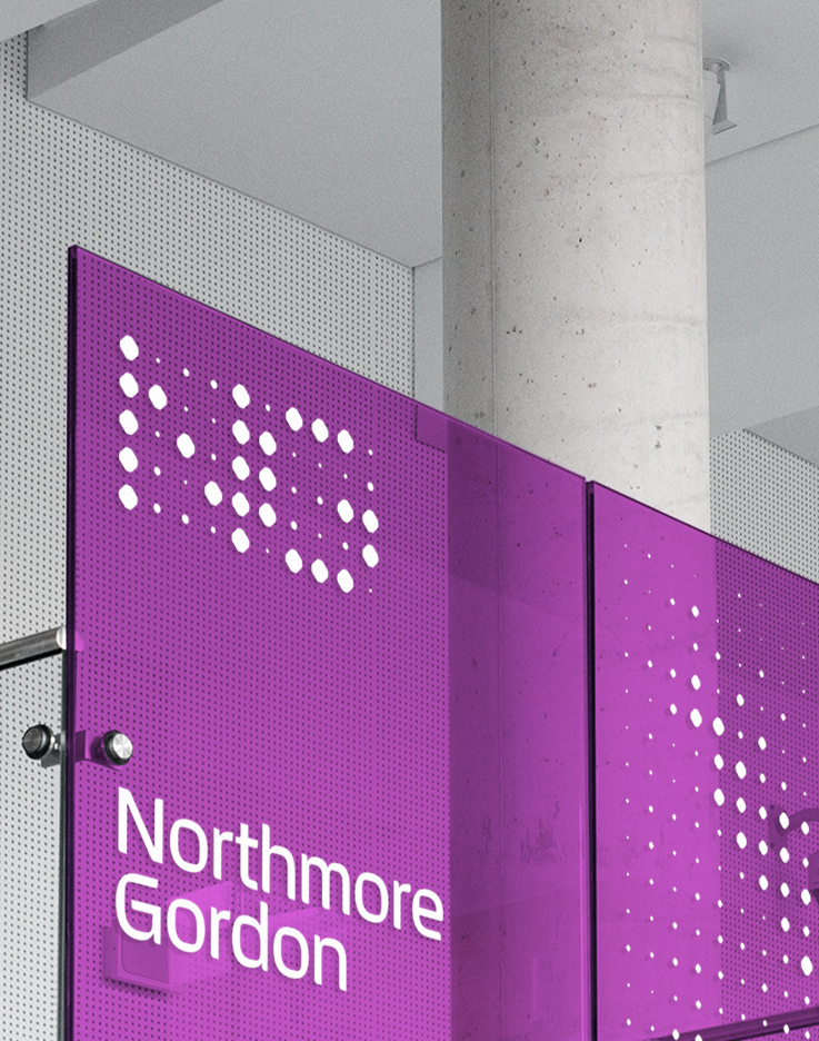Northmore Gordon architectural office signage design