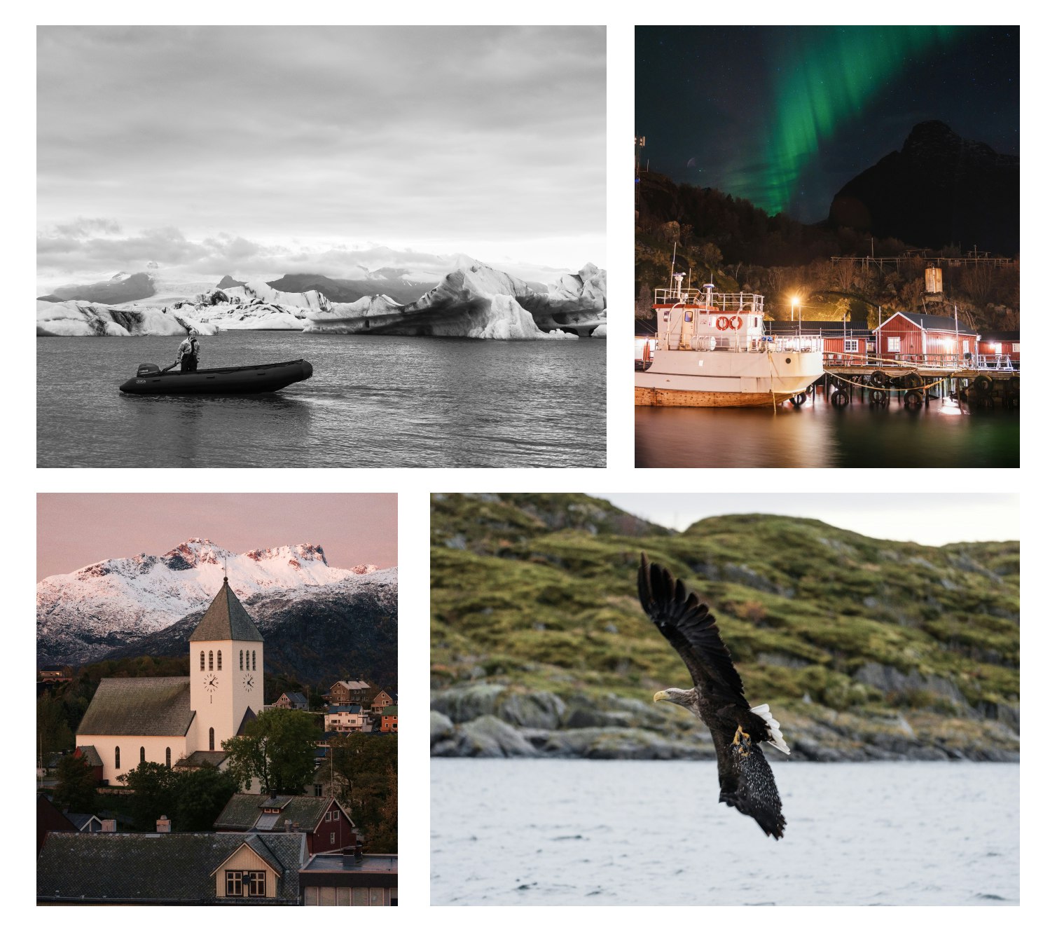 Photos taken from some recent travels up to Iceland and Norway above the Arctic Circle
