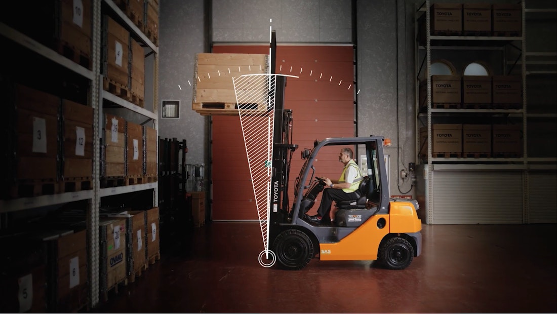 Toyota Material Handling Traigo truck in warehouse environment 