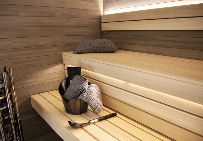 Harvia Exclusive bench model of Abachi