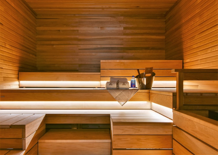 Sauna created by Harvia