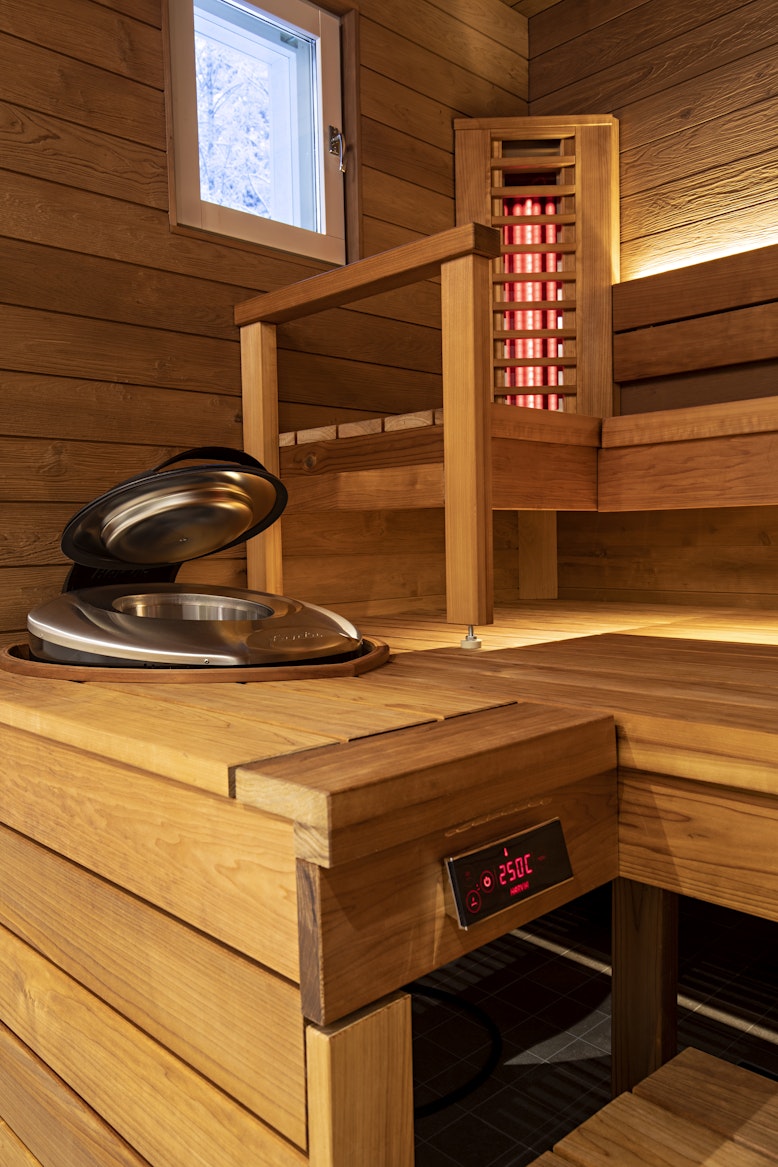 Harvia hybrid sauna infrared panels forte heater