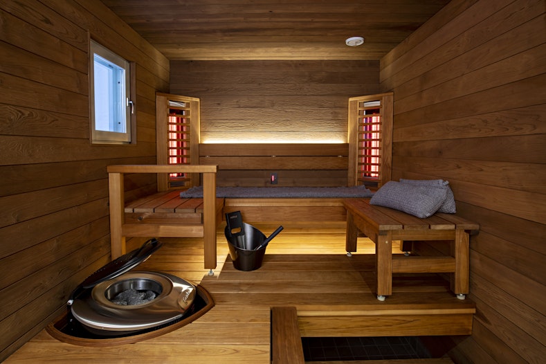 Harvia hybrid sauna infrared panels forte heater