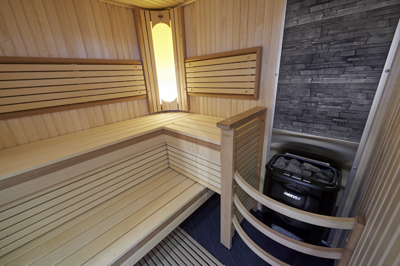 Harvia Moderna wall heater in sauna