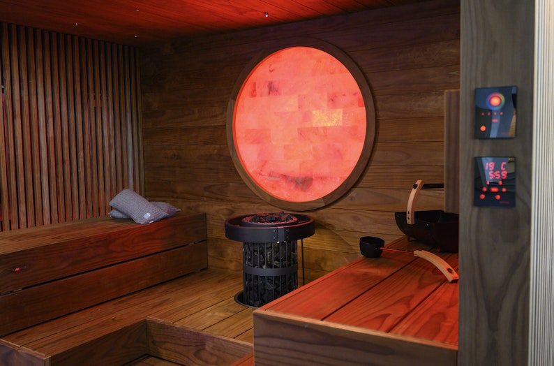 block sauna