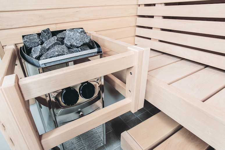 Harvia vega compact electric heater in sauna