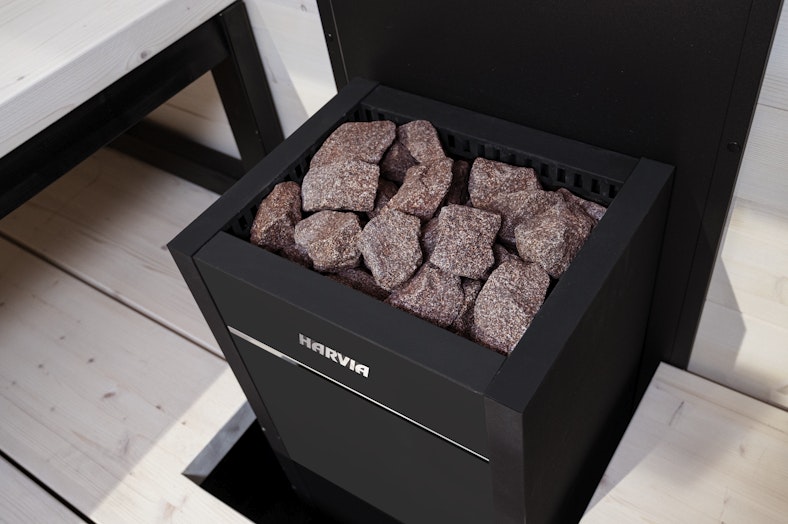 Heat treated Elite sauna heater stones