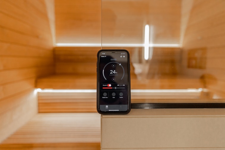 The MyHarvia WiFi application makes using the sauna easier