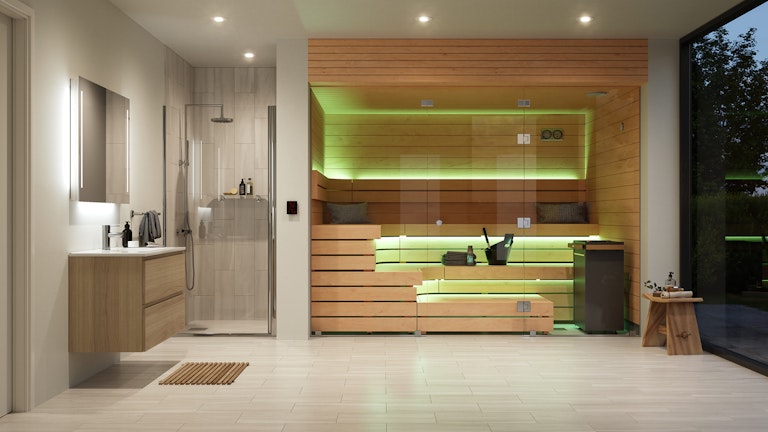 Modern sauna