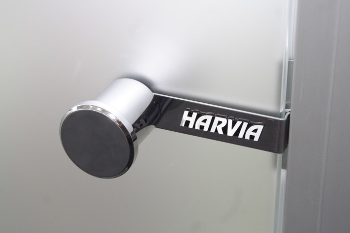 sauna door handle in picture