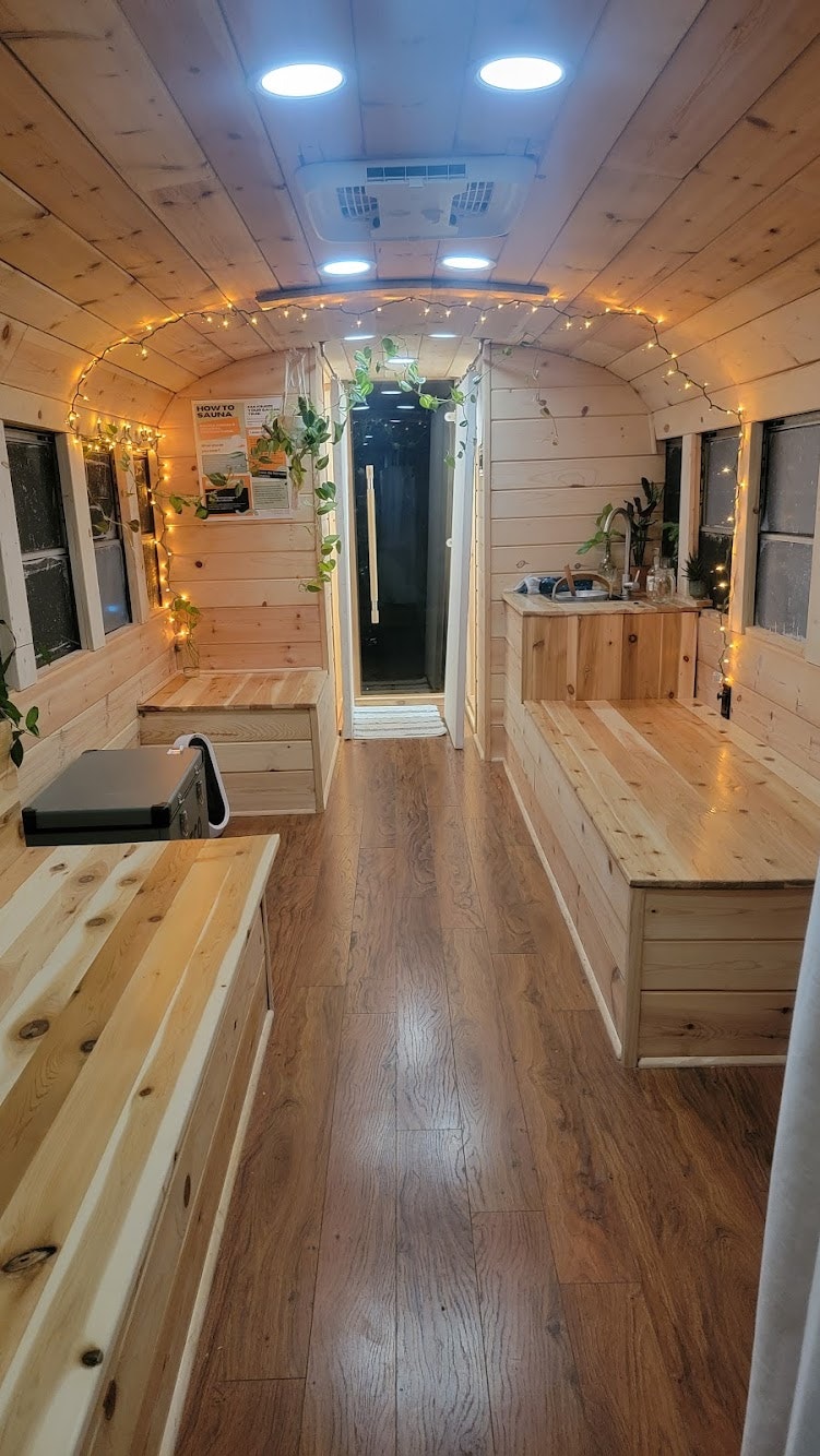 Sauna Social sauna bus can be rented out for all occasions