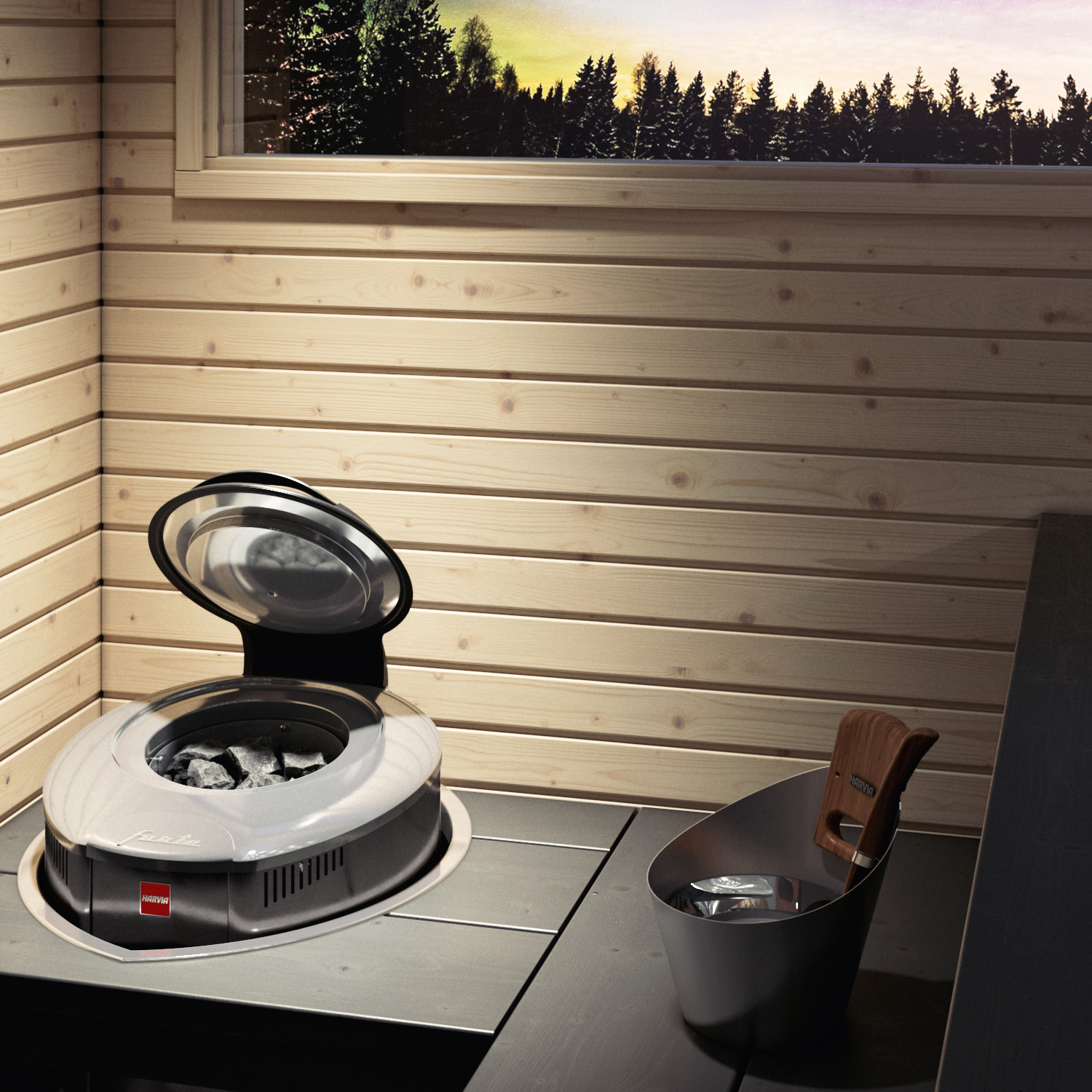 Harvia Forte Ever-Ready electric heaters | Harvia