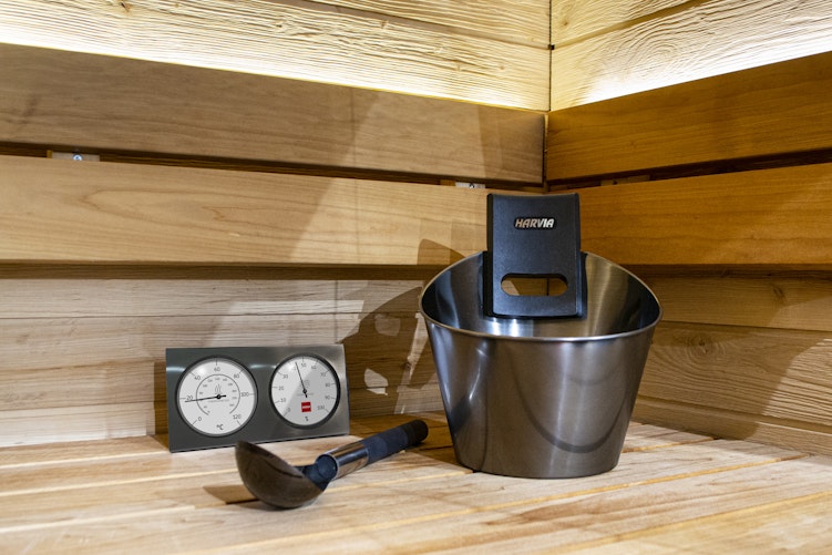 Panier à bûches pour sauna  Accessoires sauna Harvia Legend