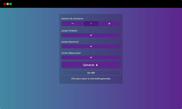 React Random Password Generator