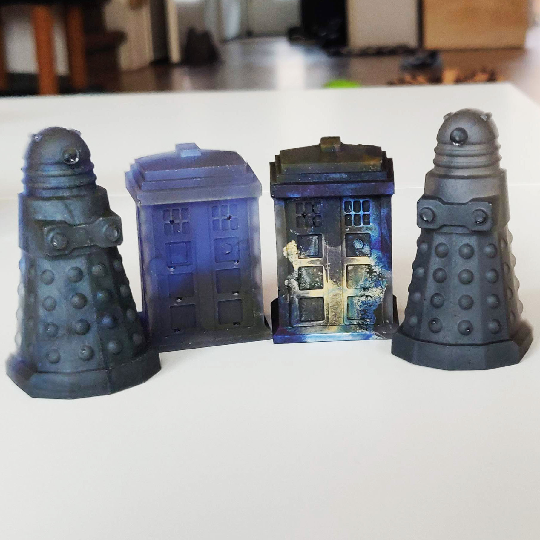 Resin leftovers
