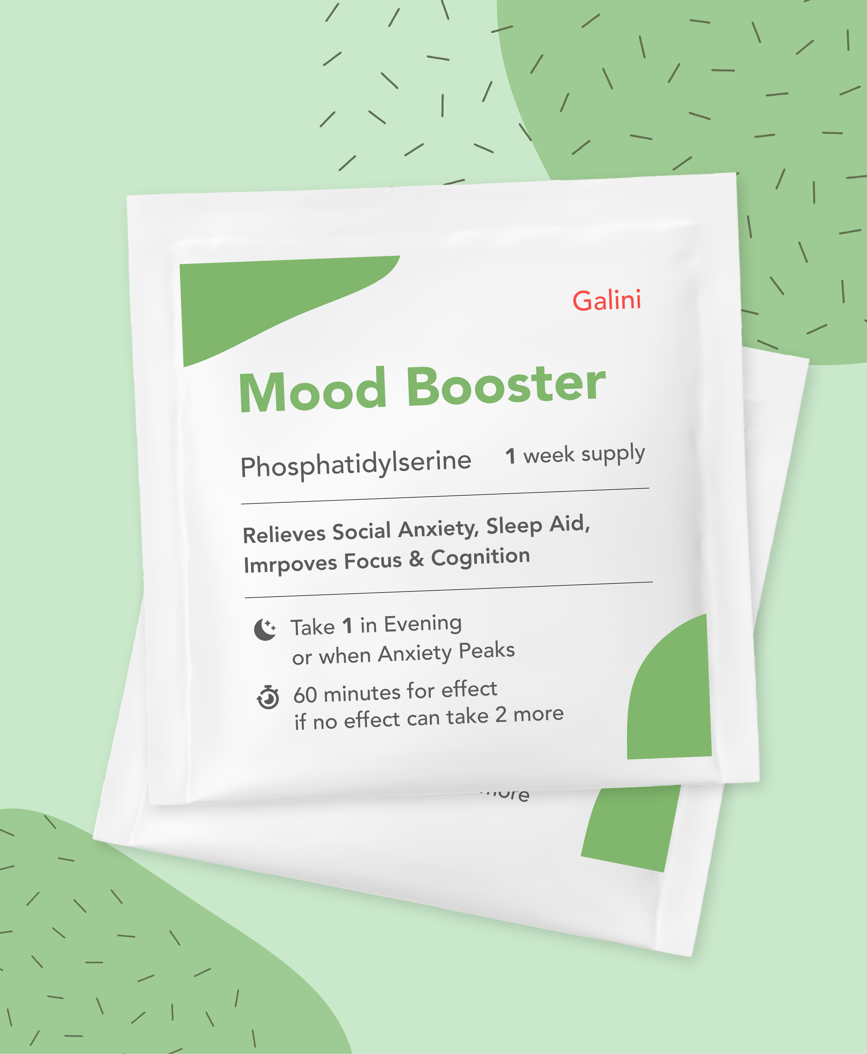 Mood booster supplement containing Phosphatidylserine